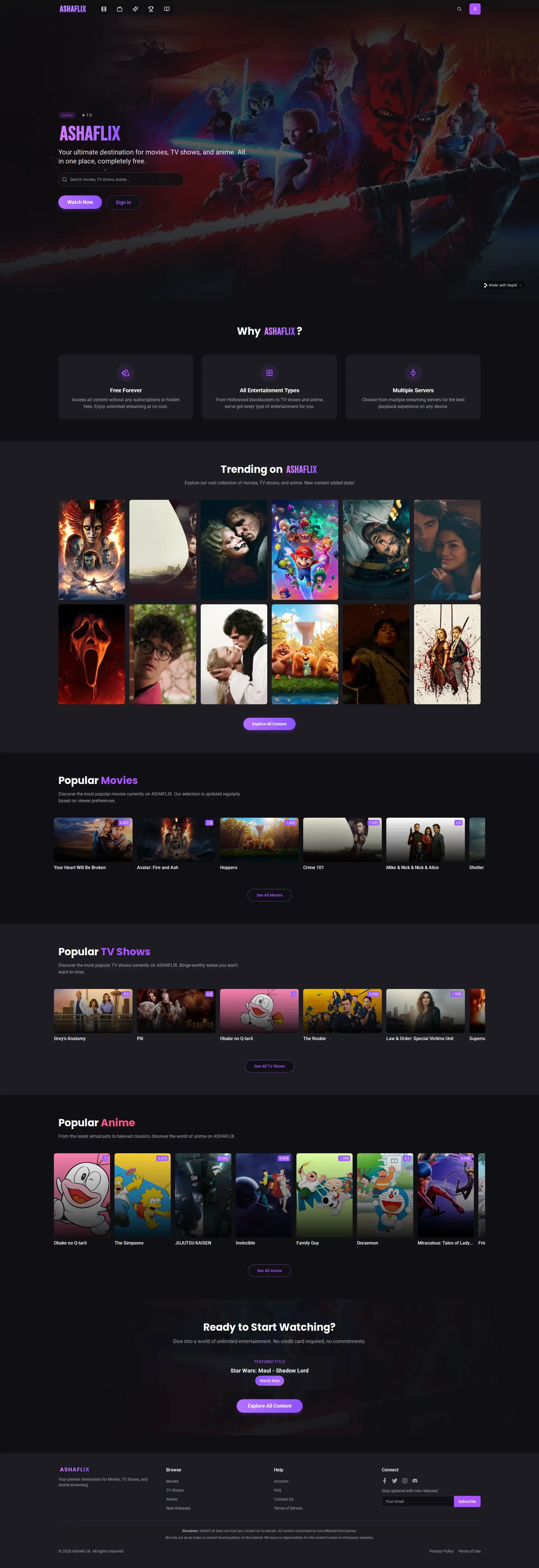 Ashaflix project preview