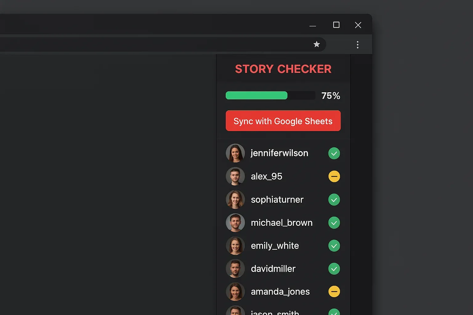 Story Checker project preview